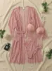 Picture of Women's two-piece lingerie robe