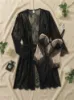 Picture of Women's two-piece lingerie robe