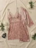 Picture of Women's two-piece lingerie robe