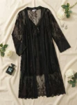 Picture of Women's two-piece lingerie robe