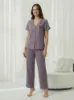Picture of Women's Two-Piece Pajama with Buttons