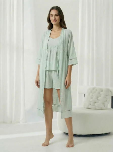Picture of Women's Three-Piece Pajama