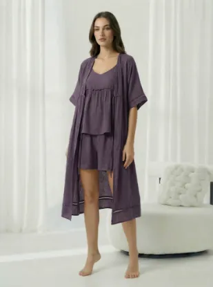 Picture of Women's Three-Piece Pajama