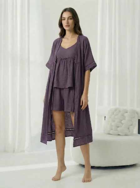 Picture of Women's Three-Piece Pajama