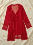 Picture of Women's two-piece lingerie robe