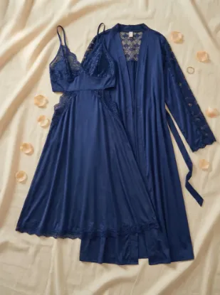 Picture of Women's two-piece lingerie robe