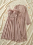 Picture of Women's two-piece lingerie robe