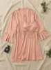 Picture of Women's two-piece lingerie robe